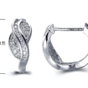 SE15514, Ladies' Moissanite Ring, S925, Rhodium Plated, White, 1.7g