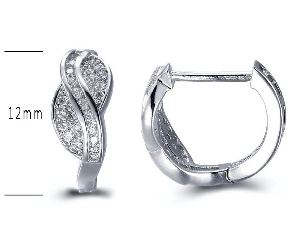 SE15514, Ladies' Moissanite Ring, S925, Rhodium Plated, White, 1.7g