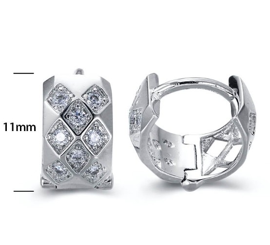 SE15537, Ladies' Moissanite Ring, S925, Rhodium Plated, White, 2.17g