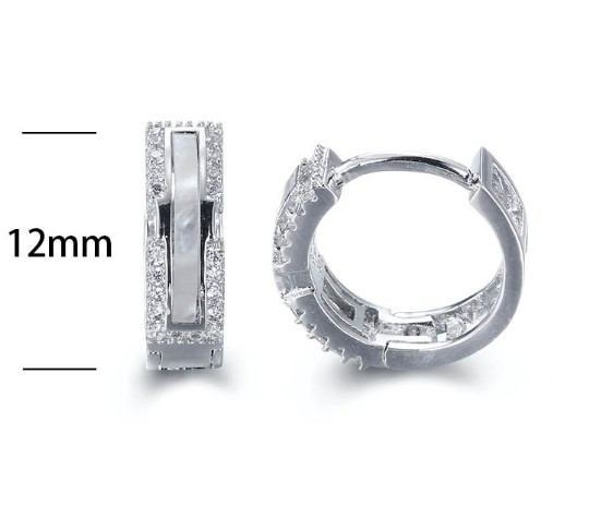 SE15507, Ladies' Moissanite Ring, S925, Rhodium Plated, White, 1.48g
