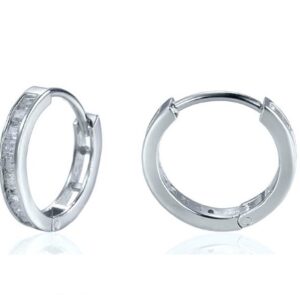 SE08334, Ladies' Moissanite Ring, S925, Rhodium Plated, White, 1.9g