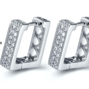 SE17992, Ladies' Moissanite Ring, S925, Rhodium Plated, White, 3.53g