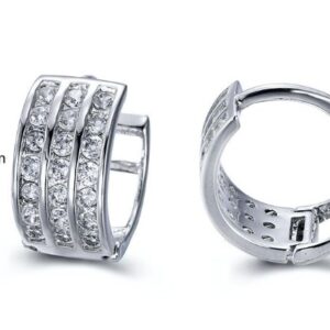SE15490, Ladies' Moissanite Ring, S925, Rhodium Plated, White, 2.11g