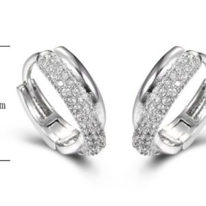 SE27144, Ladies' Moissanite Ring, S925, Rhodium Plated, White, 2.51g