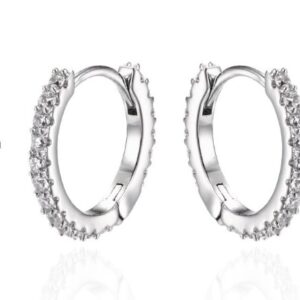 SE33224, Ladies' Moissanite Ring, S925, Rhodium Plated, White, 1.78g