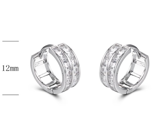 SE15559, Ladies' Moissanite Ring, S925, Rhodium Plated, White, 2.53g