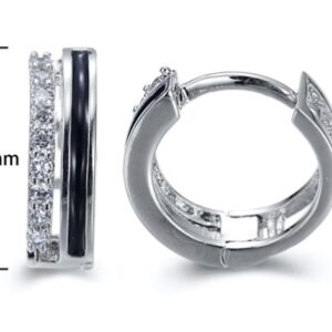 SE15510, Ladies' Moissanite Ring, S925, Rhodium Plated, White, 1.8g