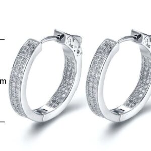 SE18939, Ladies' Moissanite Ring, S925, Rhodium Plated, White, 8.17g