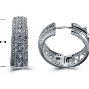 SE15262, Ladies' Moissanite Ring, S925, Rhodium Plated, White, 9.42g