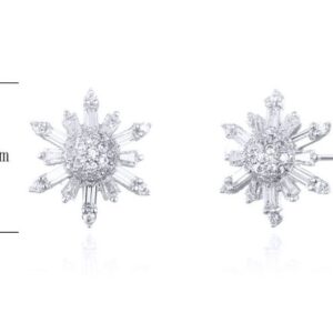 SE24947, Ladies' Moissanite Ring, S925, Rhodium Plated, White, 2.11g