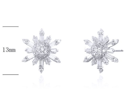 SE24947, Ladies' Moissanite Ring, S925, Rhodium Plated, White, 2.11g