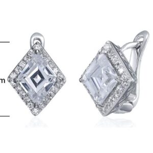 SE09191, Ladies' Moissanite Ring, S925, Rhodium Plated, White, 5g