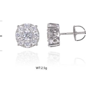 SE45274, Ladies' Moissanite Ring, S925, Rhodium Plated, White, 5.6g