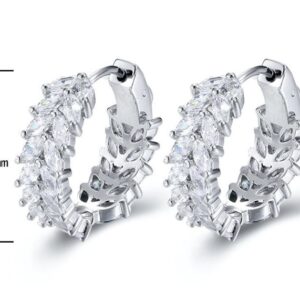 SE20085, Ladies' Moissanite Ring, S925, Rhodium Plated, White, 7.09g