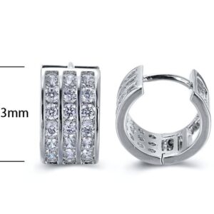 SE15570, Ladies' Moissanite Ring, S925, Rhodium Plated, White, 3.84g
