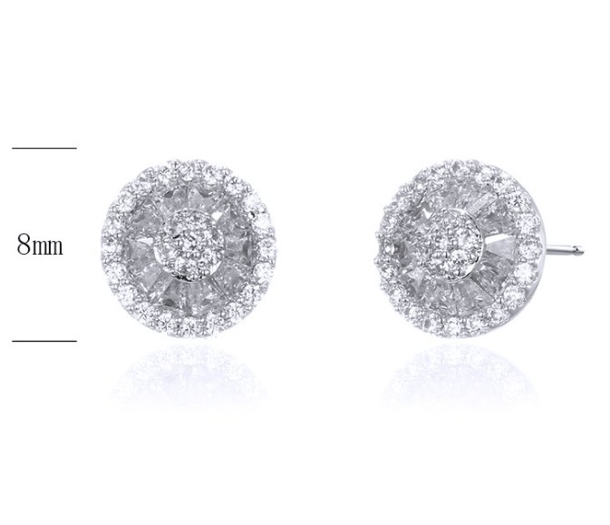 SE25616, Ladies' Moissanite Ring, S925, Rhodium Plated, White, 1.56g