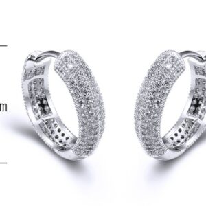 SE27714, Ladies' Moissanite Ring, S925, Rhodium Plated, White, 4.15g