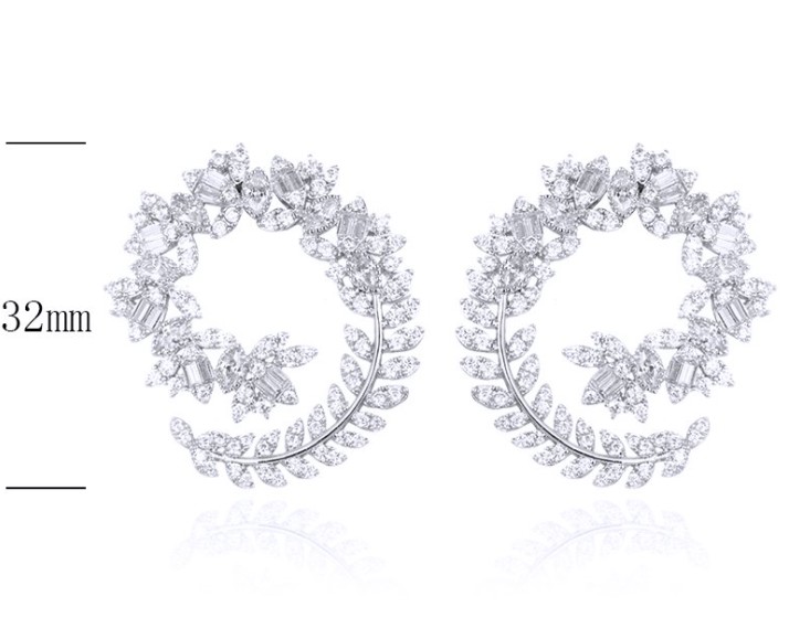 SE27925, Ladies' Moissanite Ring, S925, Rhodium Plated, White, 9.26g