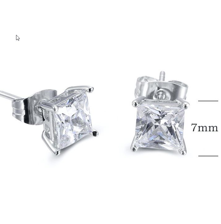 SE16910, Ladies' Moissanite Ring, S925, Rhodium Plated, White, 1.76g