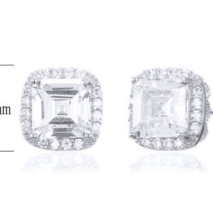SE23237, Ladies' Moissanite Ring, S925, Rhodium Plated, White, 2.53g