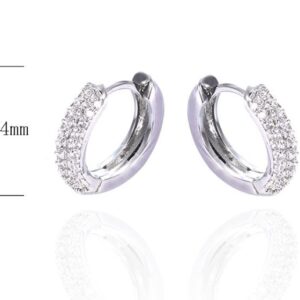 SE35375, Ladies' Moissanite Ring, S925, Rhodium Plated, White, 2.18g