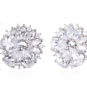 SE19682, Ladies' Moissanite Ring, S925, Rhodium Plated, White, 3.73g