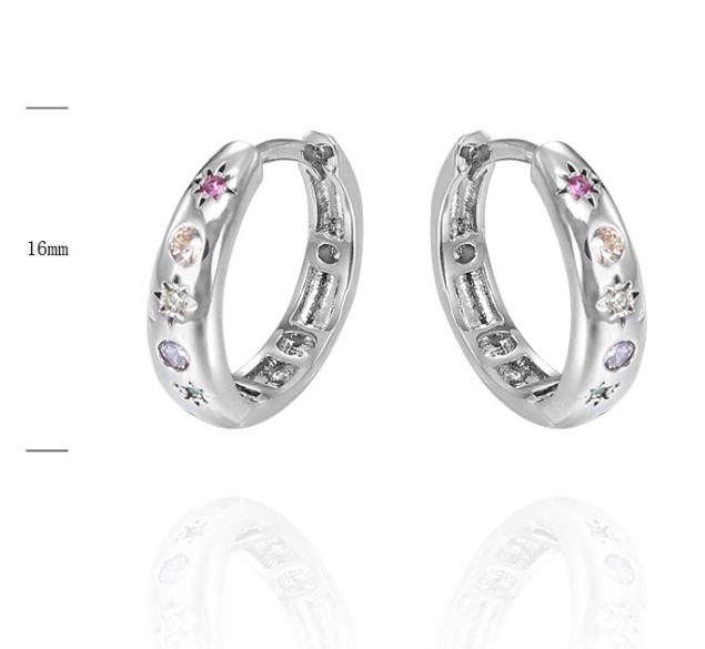 SE38442, Ladies' Moissanite Ring, S925, Rhodium Plated, White, 3.23g
