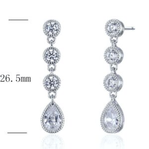 SE18100, Ladies' Moissanite Ring, S925, Rhodium Plated, White, 2.61g