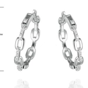 SE31615, Ladies' Moissanite Ring, S925, Rhodium Plated, White, 8.6g