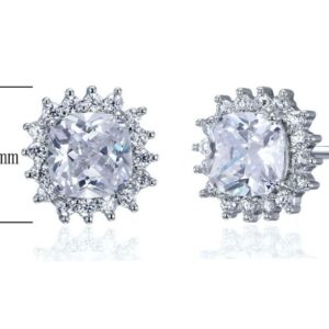 SE18185, Ladies' Moissanite Ring, S925, Rhodium Plated, White, 2.23g