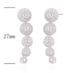 SE19496, Ladies' Moissanite Ring, S925, Rhodium Plated, White, 4.22g