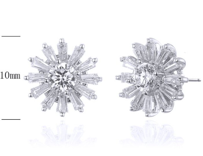 SE31257, Ladies' Moissanite Ring, S925, Rhodium Plated, White, 1.69g