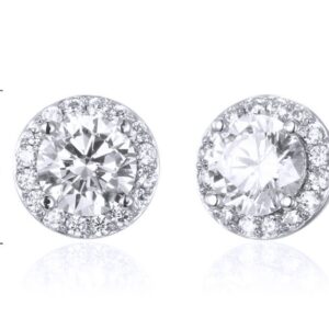 SE29775, Ladies' Moissanite Ring, S925, Rhodium Plated, White, 8.71g