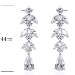 SE22989, Ladies' Moissanite Ring, S925, Rhodium Plated, White, 8.7g