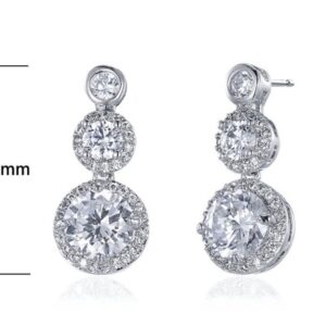 SE16331, Ladies' Moissanite Ring, S925, Rhodium Plated, White, 4.72g