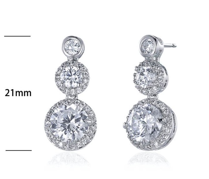 SE16331, Ladies' Moissanite Ring, S925, Rhodium Plated, White, 4.72g