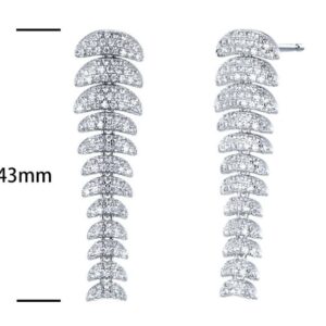SE17635, Ladies' Moissanite Ring, S925, Rhodium Plated, White, 9.44g