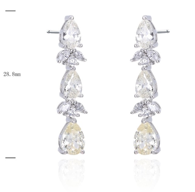SE43739, Ladies' Moissanite Ring, S925, Rhodium Plated, White, 3.68g