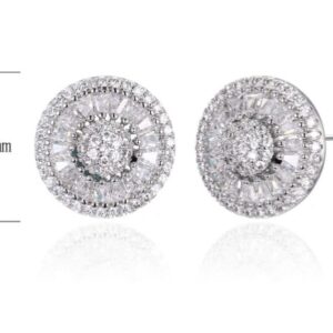 SE19930, Ladies' Moissanite Ring, S925, Rhodium Plated, White, 3.68g
