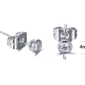 SE17264, Ladies' Moissanite Ring, S925, Rhodium Plated, White, 0.65g