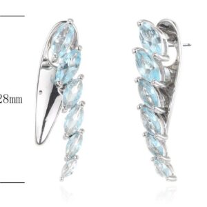 SE30550, Ladies' Moissanite Ring, S925, Rhodium Plated, White, 4.55g