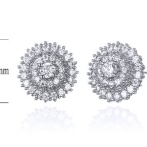 SE27851, Ladies' Moissanite Ring, S925, Rhodium Plated, White, 2.11g