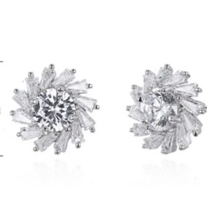 SE20300, Ladies' Moissanite Ring, S925, Rhodium Plated, White, 2.51g