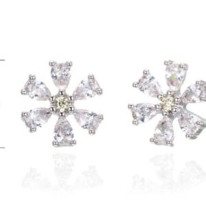 SE34459, Ladies' Moissanite Ring, S925, Rhodium Plated, White, 1.17g
