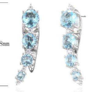 SE30558, Ladies' Moissanite Ring, S925, Rhodium Plated, White, 4.93g