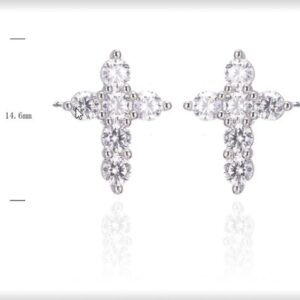 SE45659, Ladies' Moissanite Ring, S925, Rhodium Plated, White, 2.08g