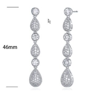SE15745, Ladies' Moissanite Ring, S925, Rhodium Plated, White, 5.03g