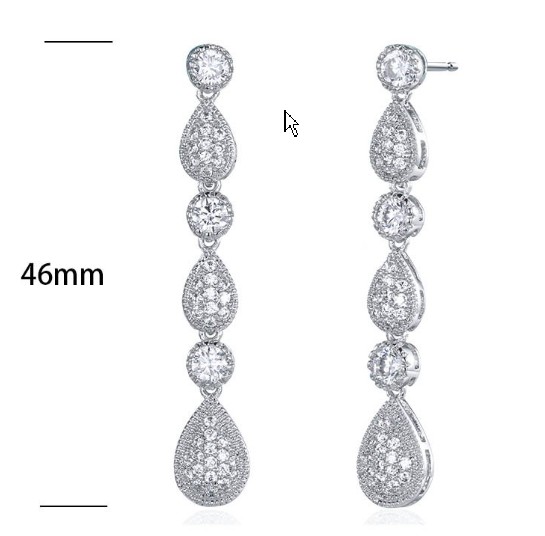 SE15745, Ladies' Moissanite Ring, S925, Rhodium Plated, White, 5.03g