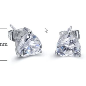 SE16917, Ladies' Moissanite Ring, S925, Rhodium Plated, White, 2.7g