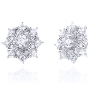 SE30701, Ladies' Moissanite Ring, S925, Rhodium Plated, White, 3g